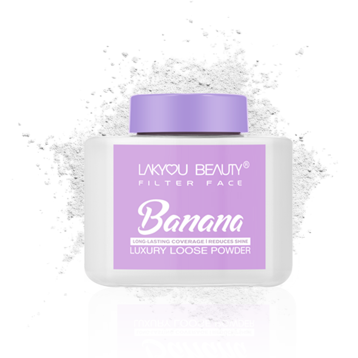 Lakyou Beauty -Filter Face Banana Loose Powder | Colour-Correcting Brightening Setting Powder