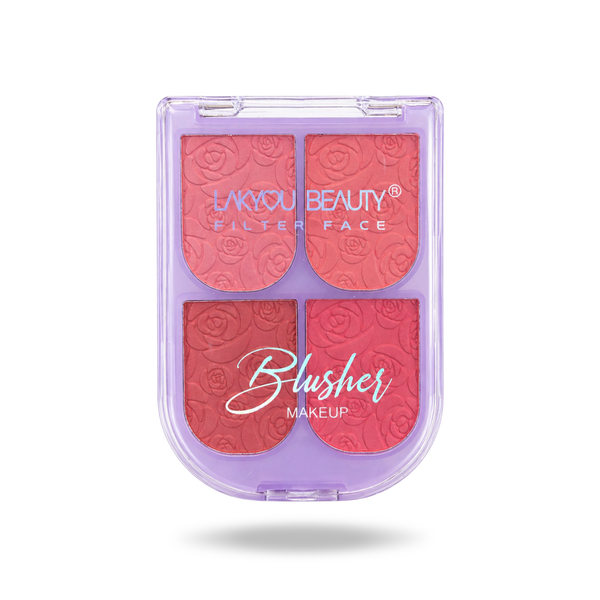 Lakyou Beauty - Filter Face Blusher Palette | Lightweight Smooth Matte & Glow Shades