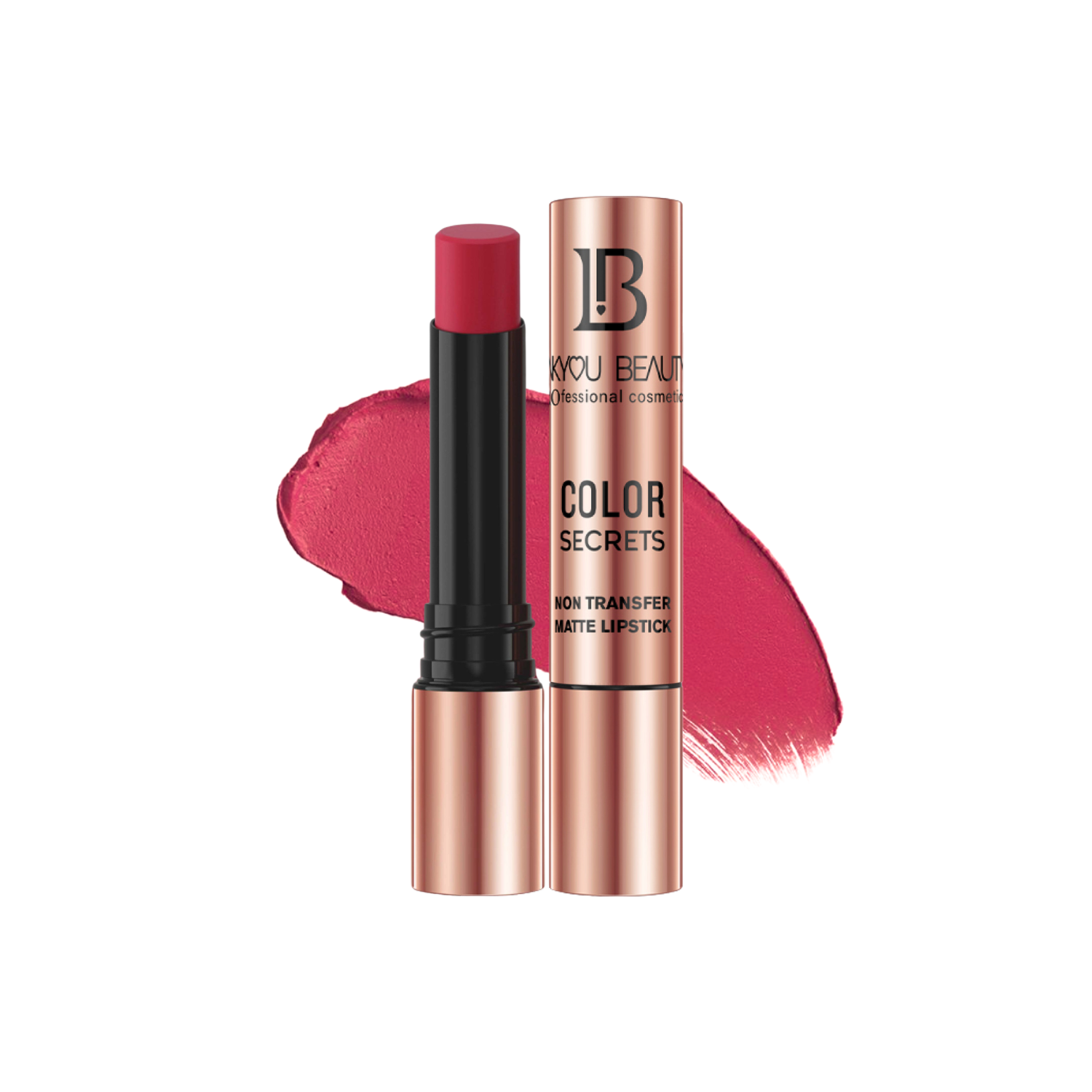 Lakyou Beauty Non-Transfer Matte Lipstick | Long-Lasting Smudge-Proof Lipstick