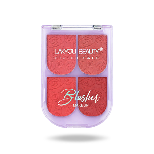 Lakyou Beauty - Filter Face Blusher Palette | Lightweight Smooth Matte & Glow Shades