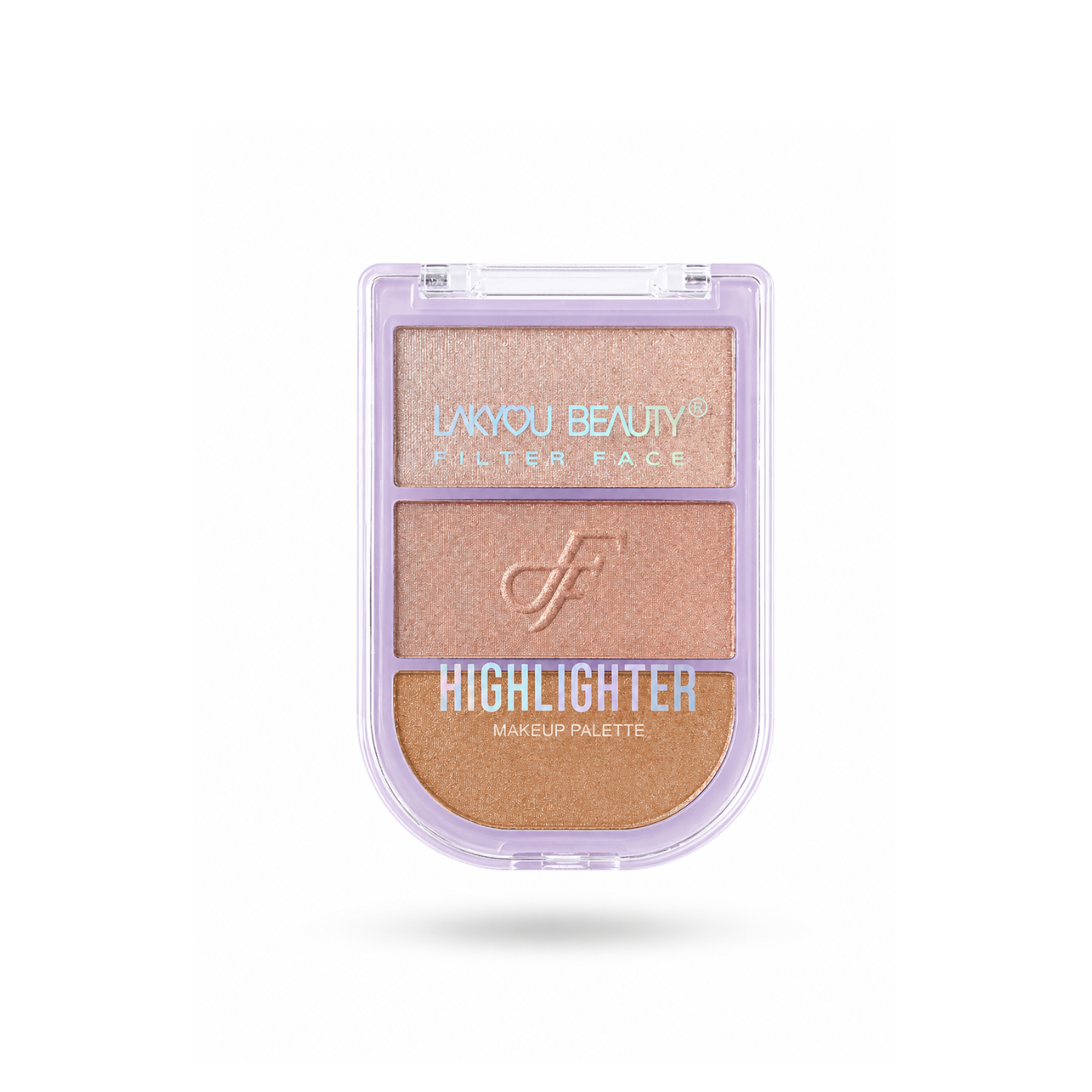 Lakyou Beauty - Filter Face Highlighter Makeup Palette | Radiant Glow Finish