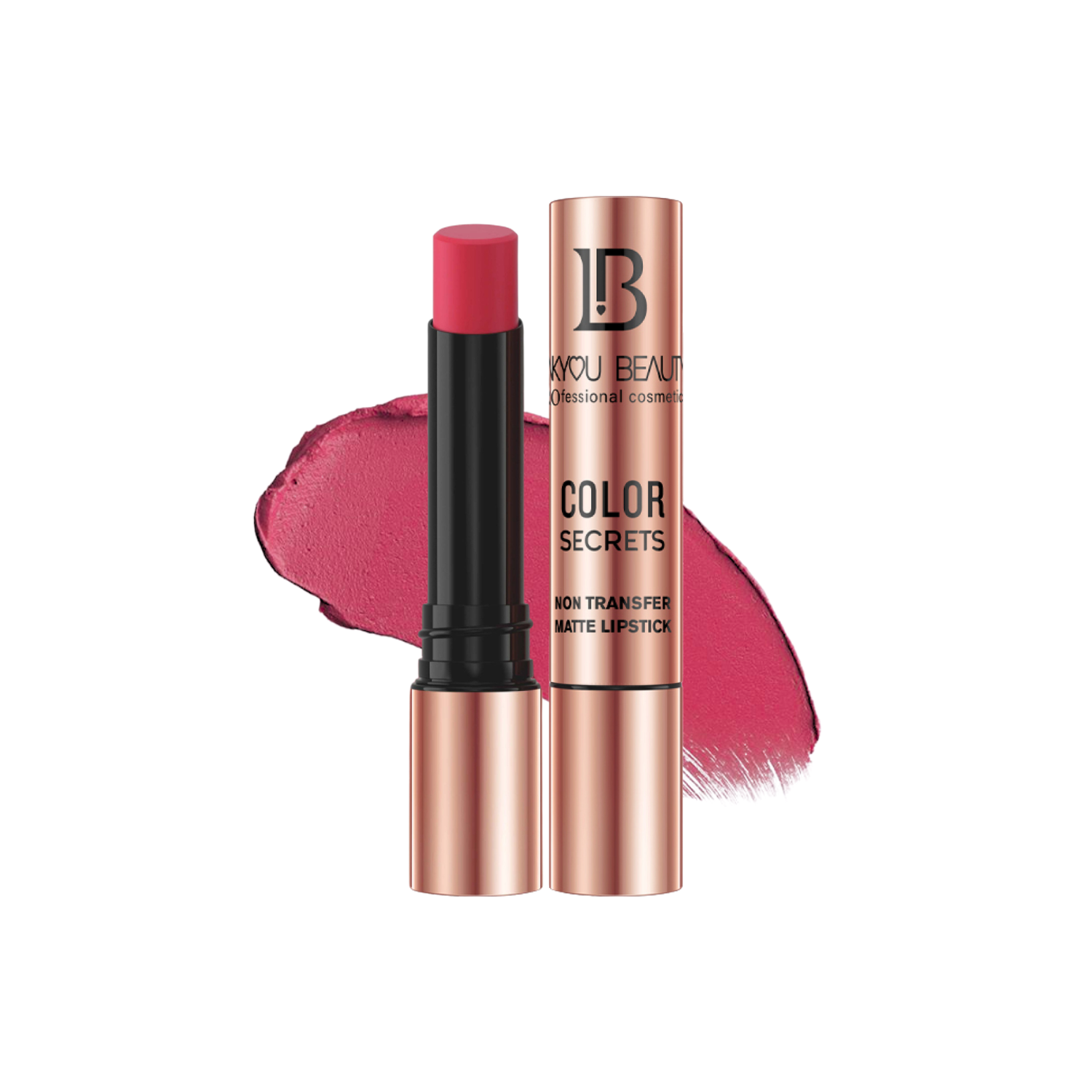 Lakyou Beauty Non-Transfer Matte Lipstick | Long-Lasting Smudge-Proof Lipstick