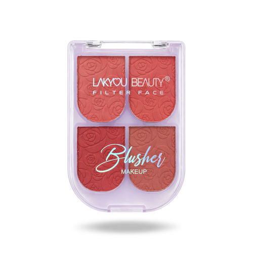 Lakyou Beauty - Filter Face Blusher Palette | Lightweight Smooth Matte & Glow Shades