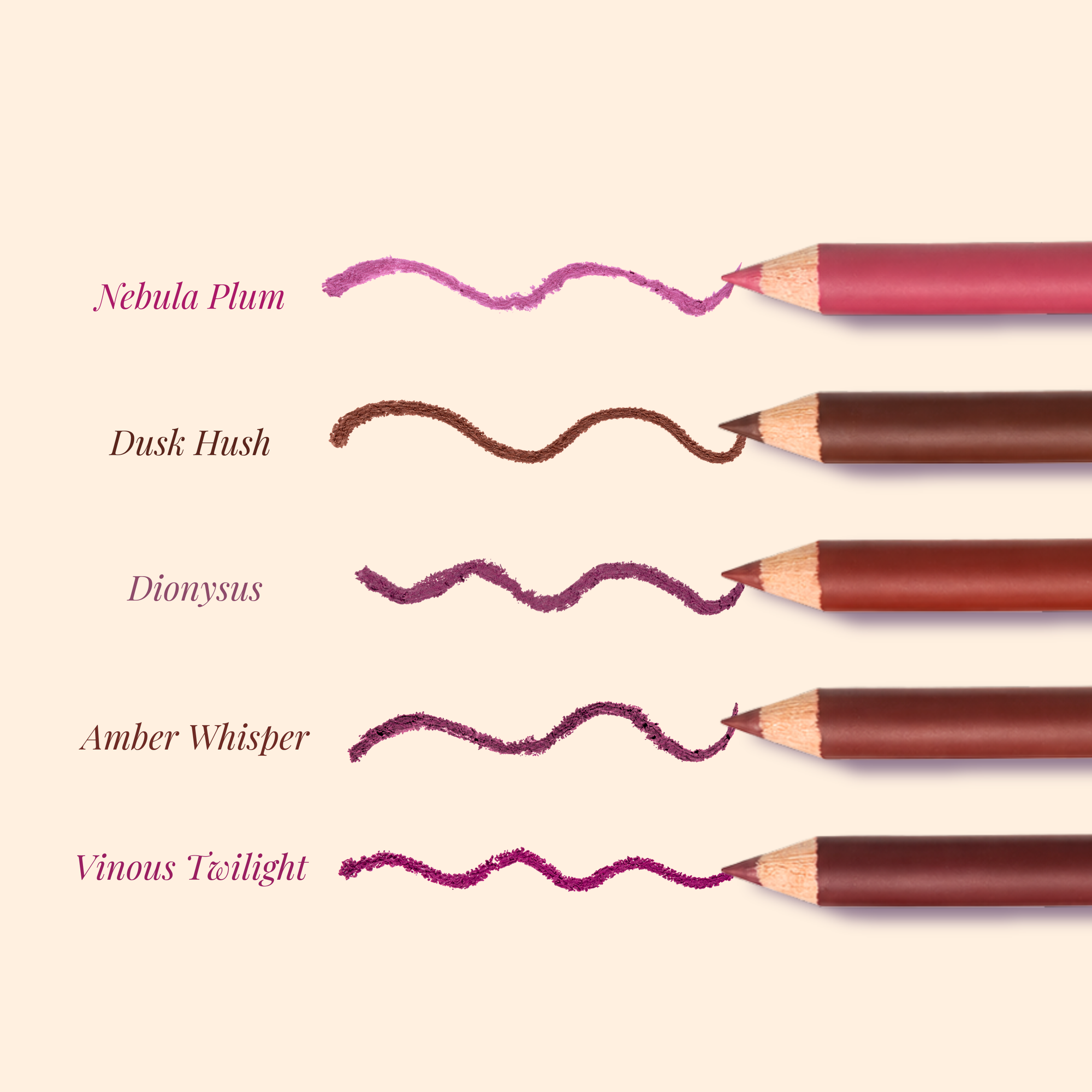 Lakyou Beauty | Filter Face - Silky Desire Velvet Matte Lip Liner | Waterproof Smooth Precision Lip Definer