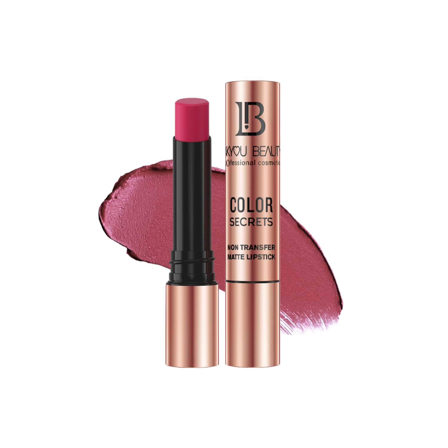 Lakyou Beauty Non-Transfer Matte Lipstick | Long-Lasting Smudge-Proof Lipstick