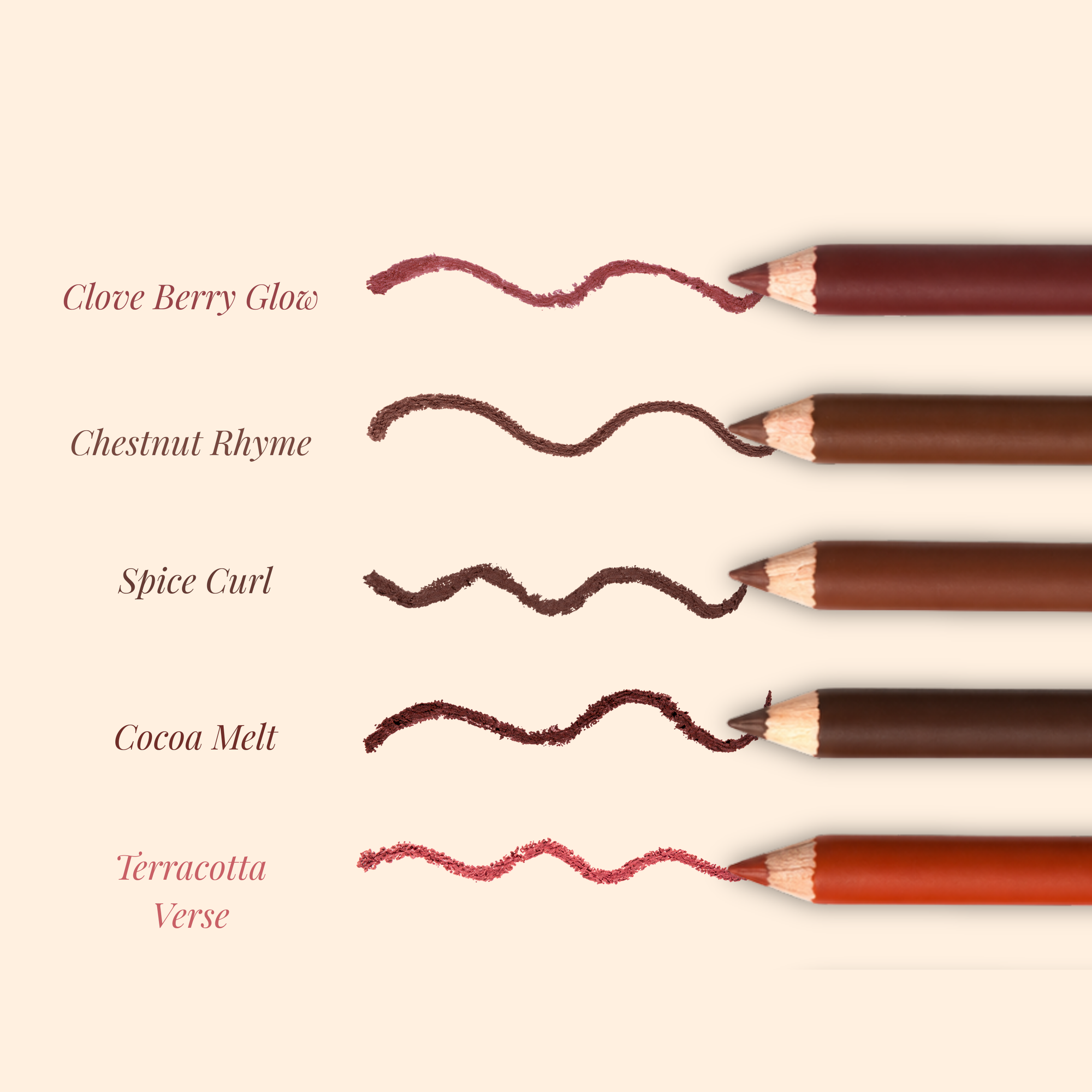 Lakyou Beauty | Filter Face - Silky Desire Velvet Matte Lip Liner | Waterproof Smooth Precision Lip Definer