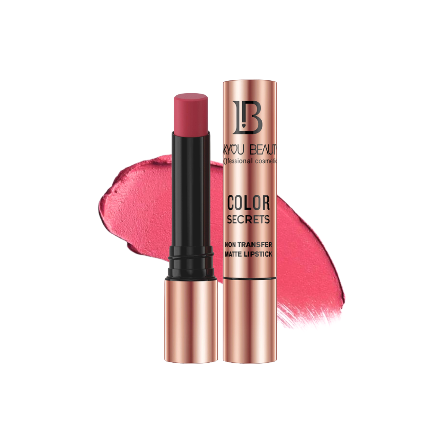 Lakyou Beauty Non-Transfer Matte Lipstick | Long-Lasting Smudge-Proof Lipstick