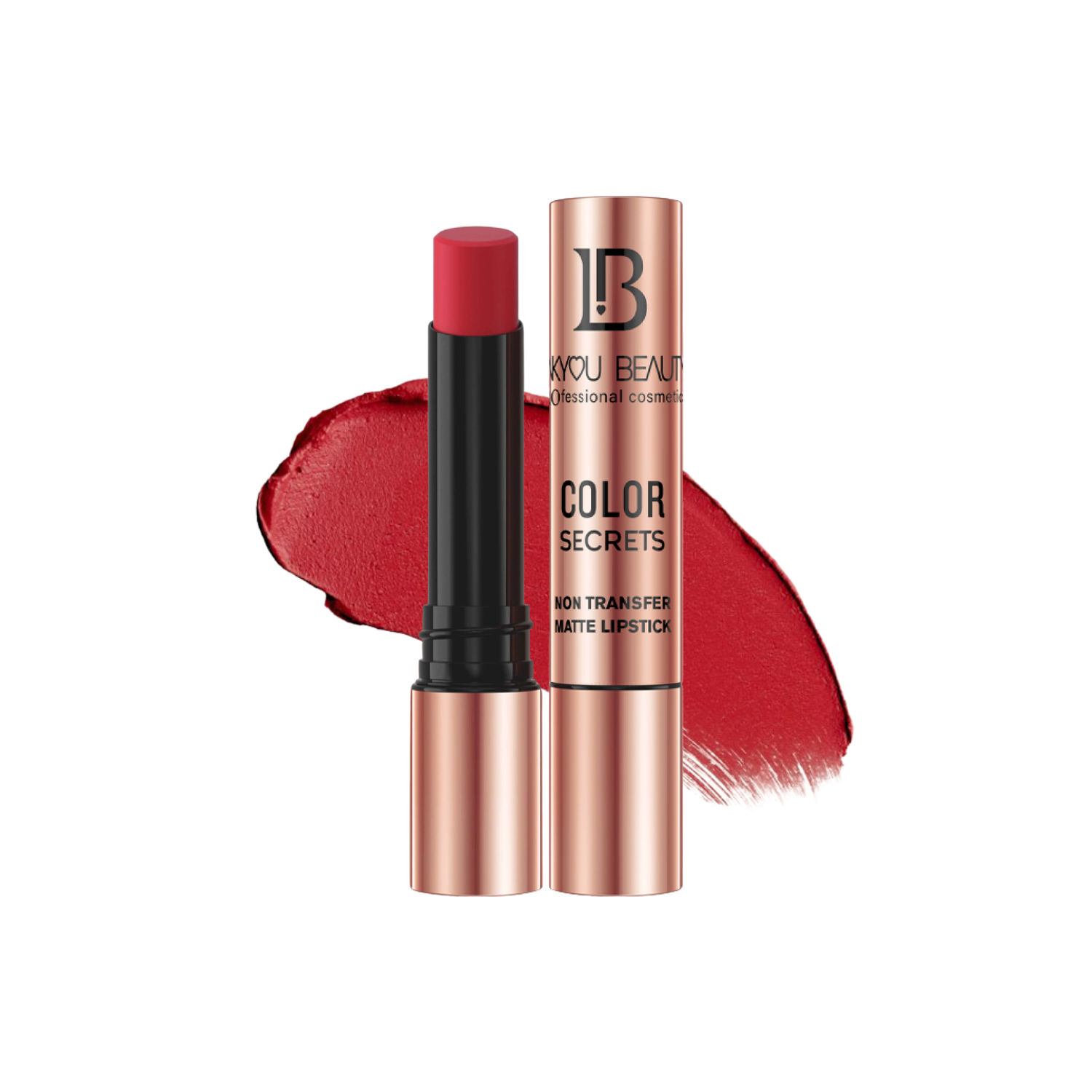 Lakyou Beauty Non-Transfer Matte Lipstick | Long-Lasting Smudge-Proof Lipstick
