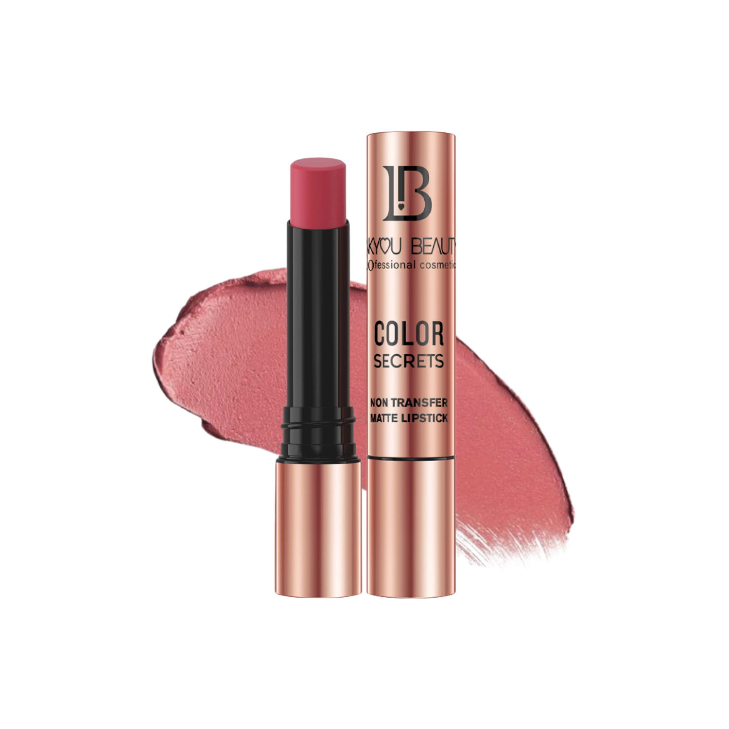 Lakyou Beauty Non-Transfer Matte Lipstick | Long-Lasting Smudge-Proof Lipstick