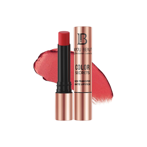 Lakyou Beauty Non-Transfer Matte Lipstick | Long-Lasting Smudge-Proof Lipstick