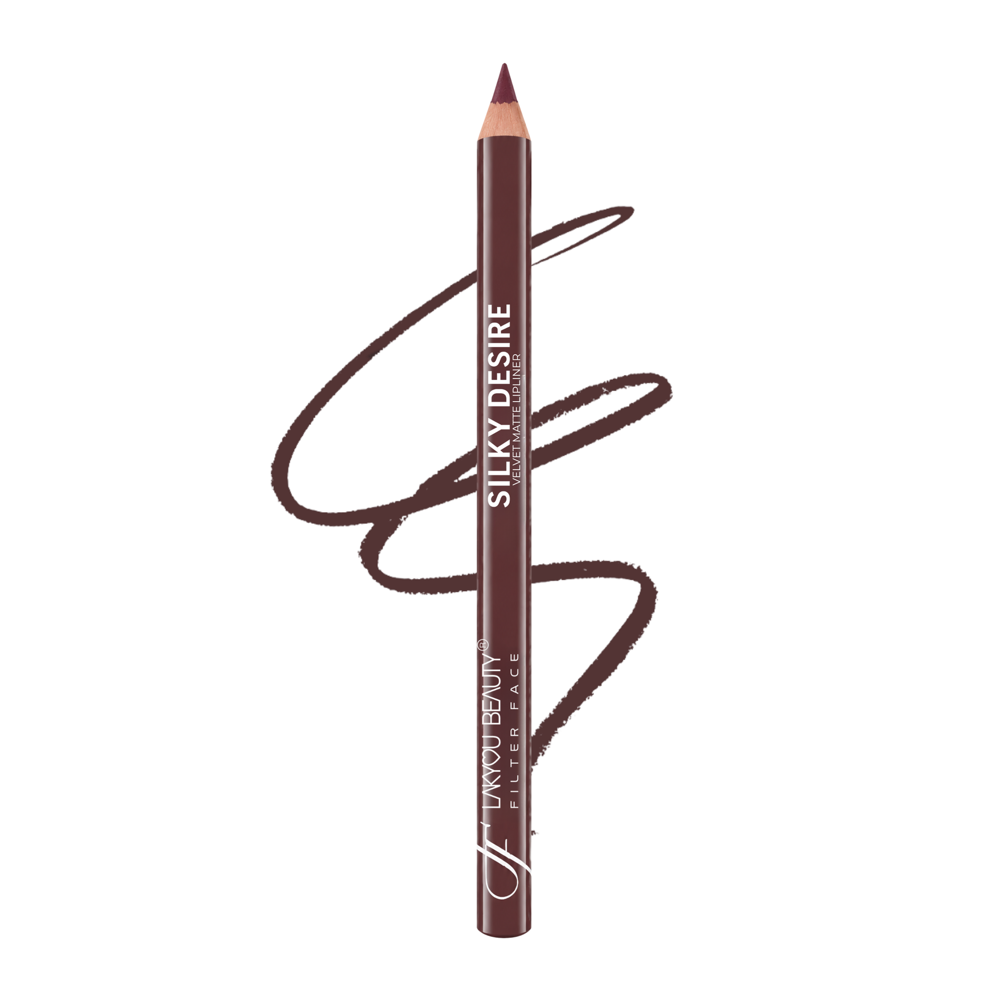 Lakyou Beauty | Filter Face - Silky Desire Velvet Matte Lip Liner | Waterproof Smooth Precision Lip Definer