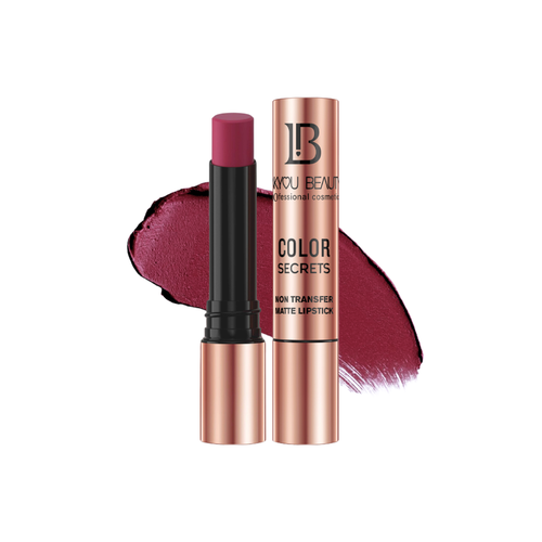 Lakyou Beauty Non-Transfer Matte Lipstick | Long-Lasting Smudge-Proof Lipstick