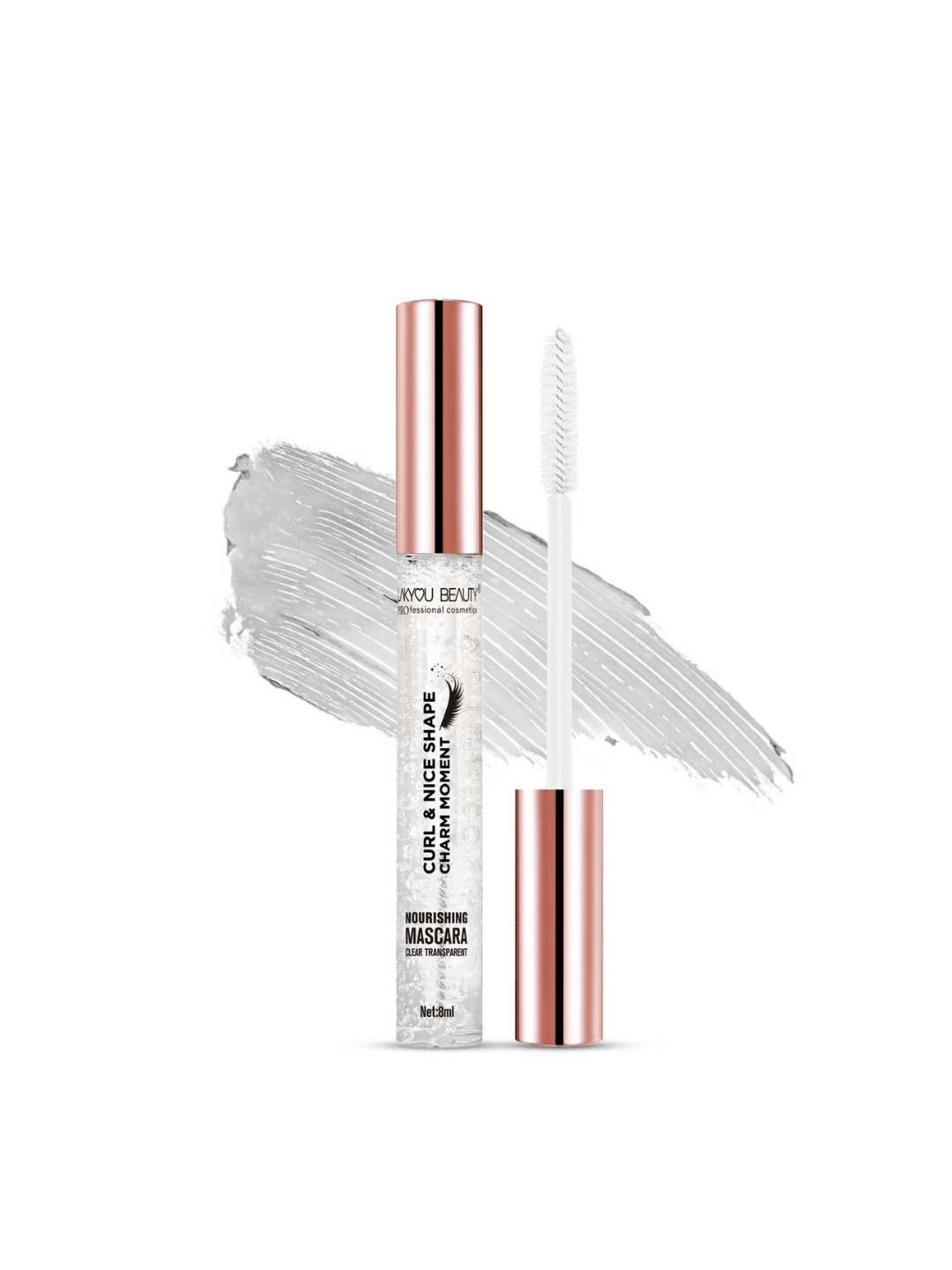 Lakyou Beauty - Nourishing Transparent Mascara in India | Waterproof Clear Lash & Brow Gel