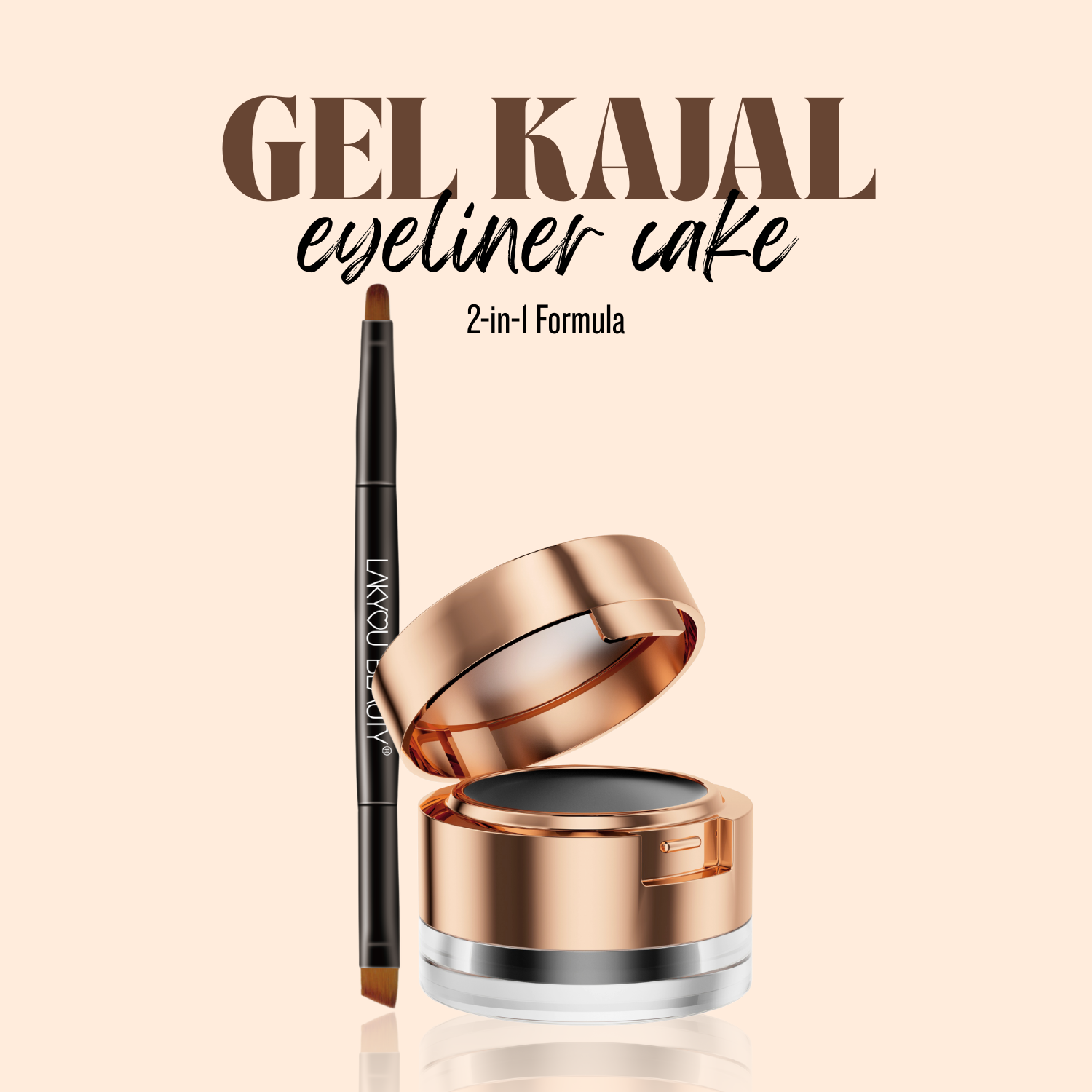 Lakyou Beauty - Gel Kajal | Waterproof & Smudge-Proof Kajal