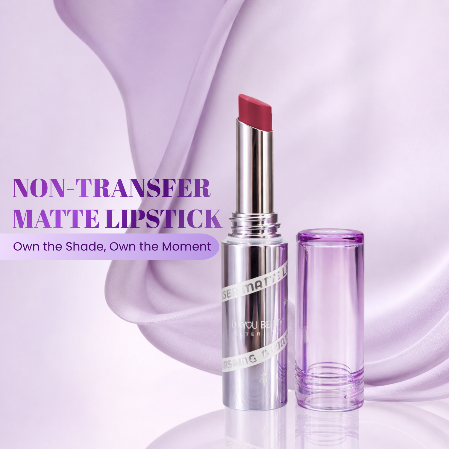 Lakyou Beauty - Filter Face Smudge Proof | Long Wearing | Non Transfer Matte Lipstick
