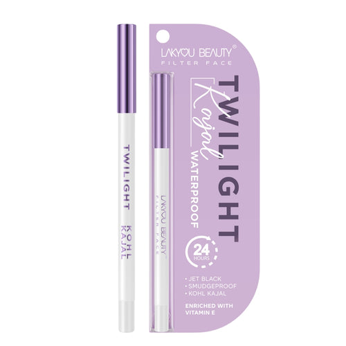 Lakyou Beauty - Filter Face Twilight Kohl Kajal | Intense Smudge-Proof Waterproof 12H Kajal