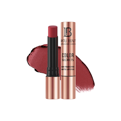 Lakyou Beauty Non-Transfer Matte Lipstick | Long-Lasting Smudge-Proof Lipstick