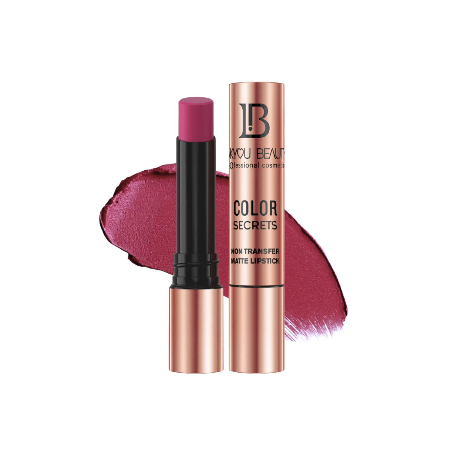 Lakyou Beauty Non-Transfer Matte Lipstick | Long-Lasting Smudge-Proof Lipstick