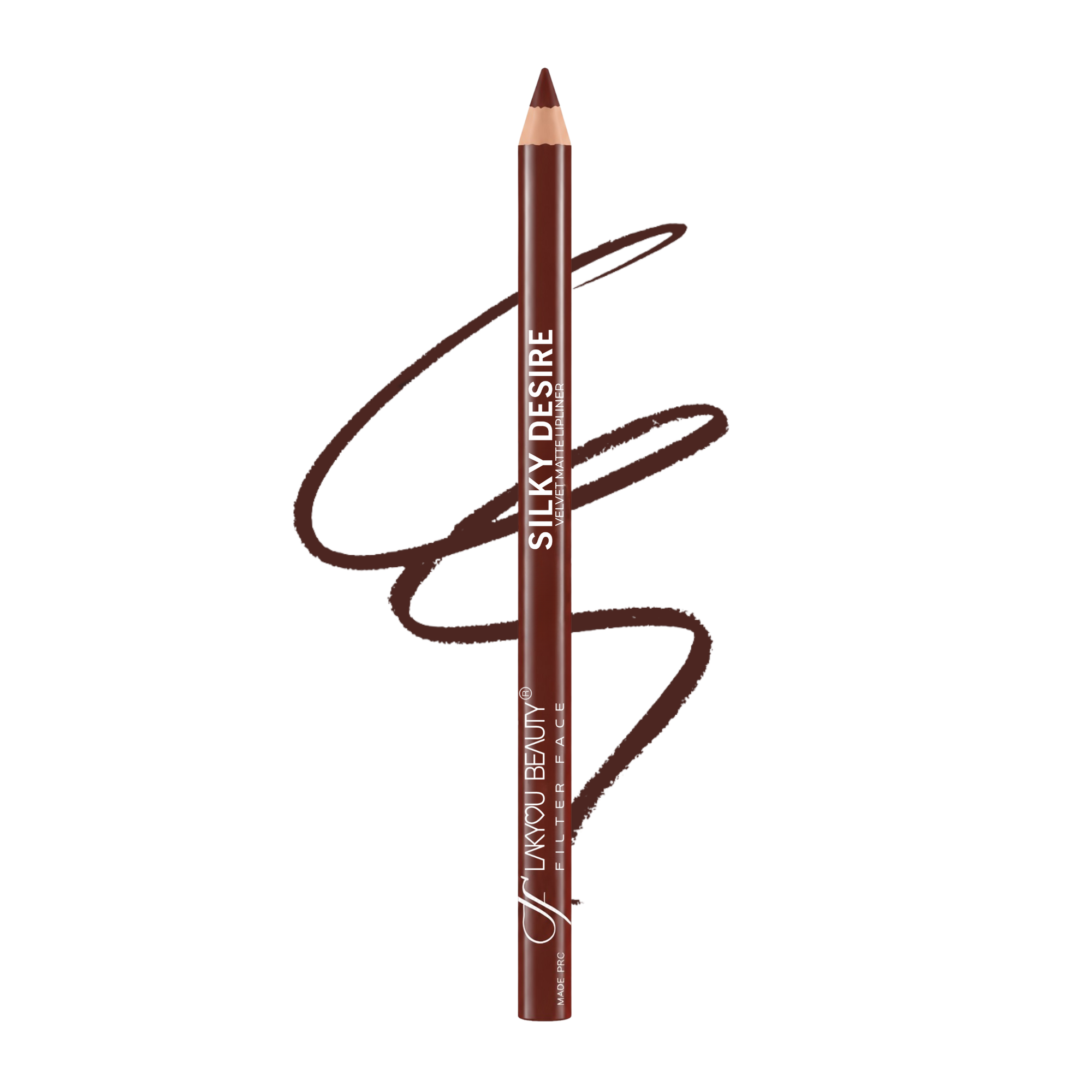 Lakyou Beauty | Filter Face - Silky Desire Velvet Matte Lip Liner | Waterproof Smooth Precision Lip Definer