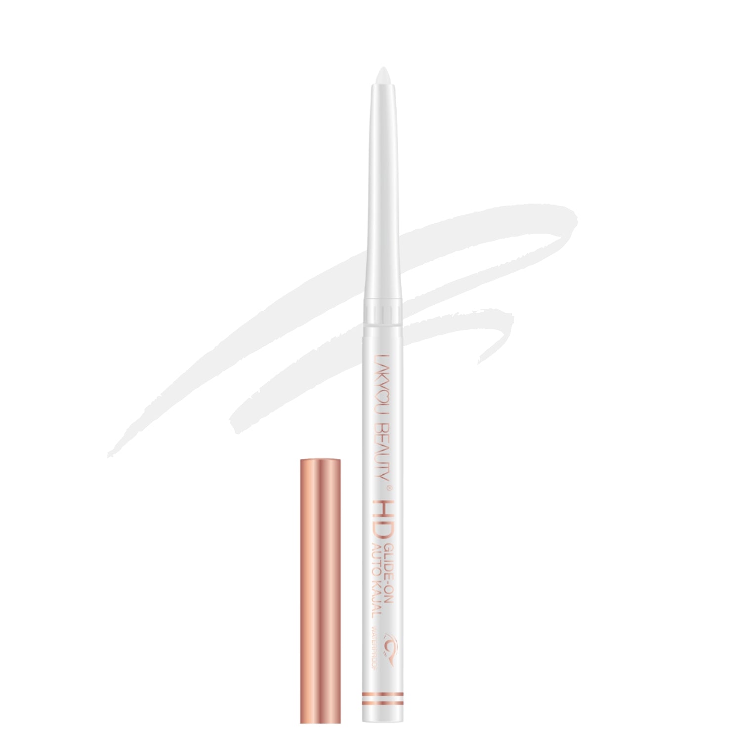 Lakyou Beauty - White Kajal | Waterproof Smudge Proof Brightening Eye Kajal