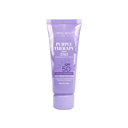 Lakyou Beauty Purple Therapy Sunscreen SPF 50 PA+++ | Broad Spectrum UV Protection