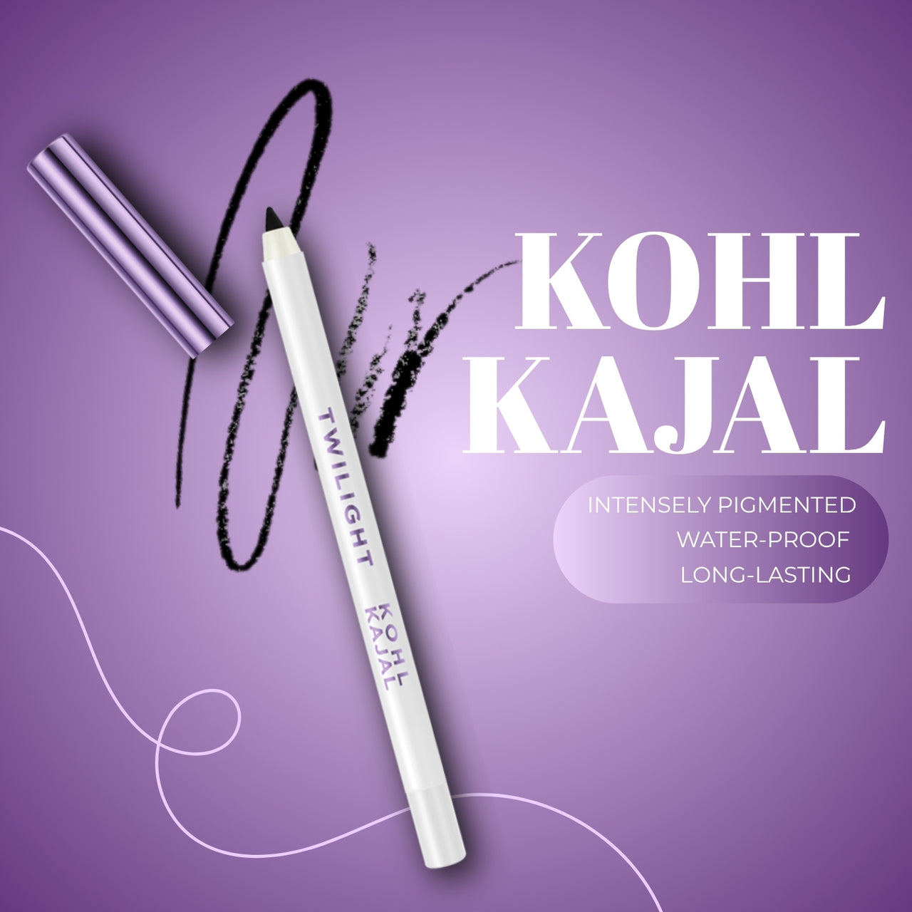 Lakyou Beauty - Filter Face Twilight Kohl Kajal | Intense Smudge-Proof Waterproof 12H Kajal