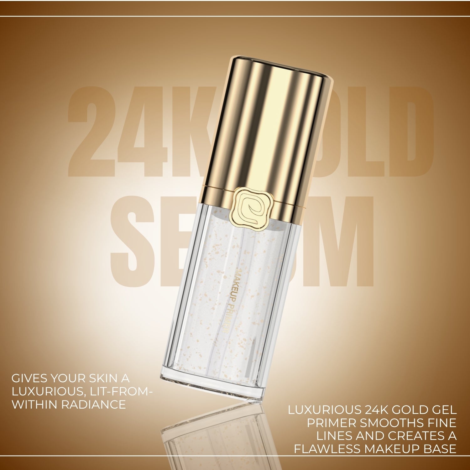 Lakyou Beauty FILTER FACE 24K Gold Makeup Primer | Glow Boosting Illuminating Primer