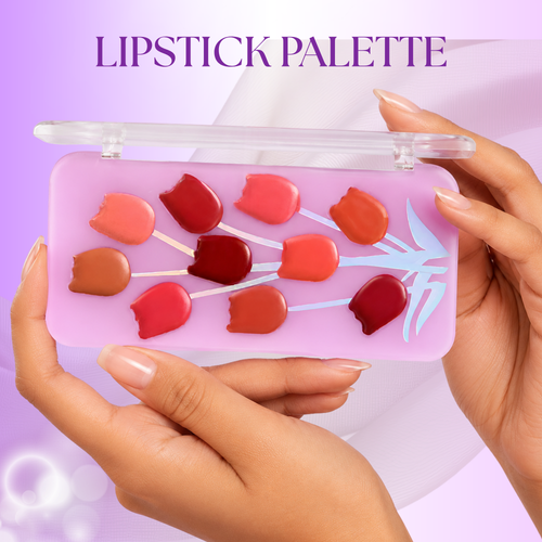 Lakyou Beauty - Filter Face | Lipstick Palette | Highly Pigmented Multi-Shade Lip Palette