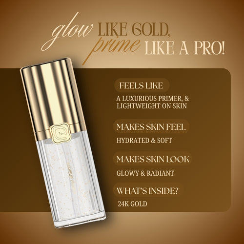 Lakyou Beauty FILTER FACE 24K Gold Makeup Primer | Glow Boosting Illuminating Primer
