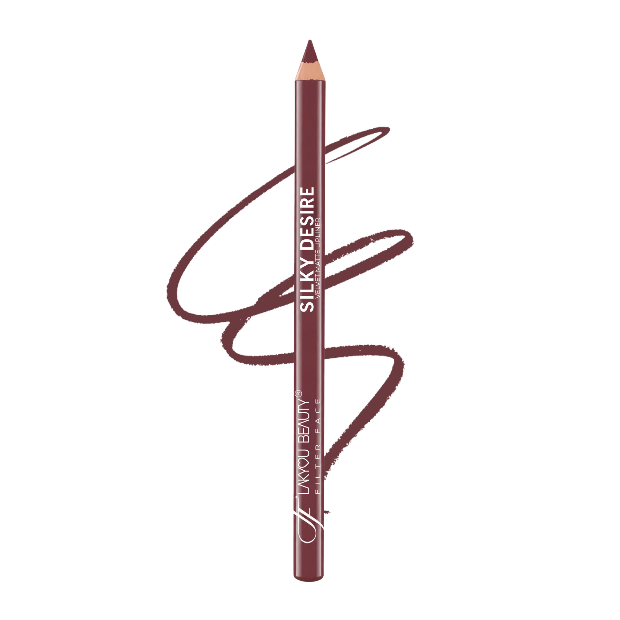 Lakyou Beauty | Filter Face - Silky Desire Velvet Matte Lip Liner | Waterproof Smooth Precision Lip Definer