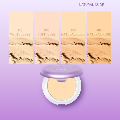 Lakyou Beauty - Filter Face Oil Control 2-in-1 Compact Powder | Matte Finish for Oily Skin