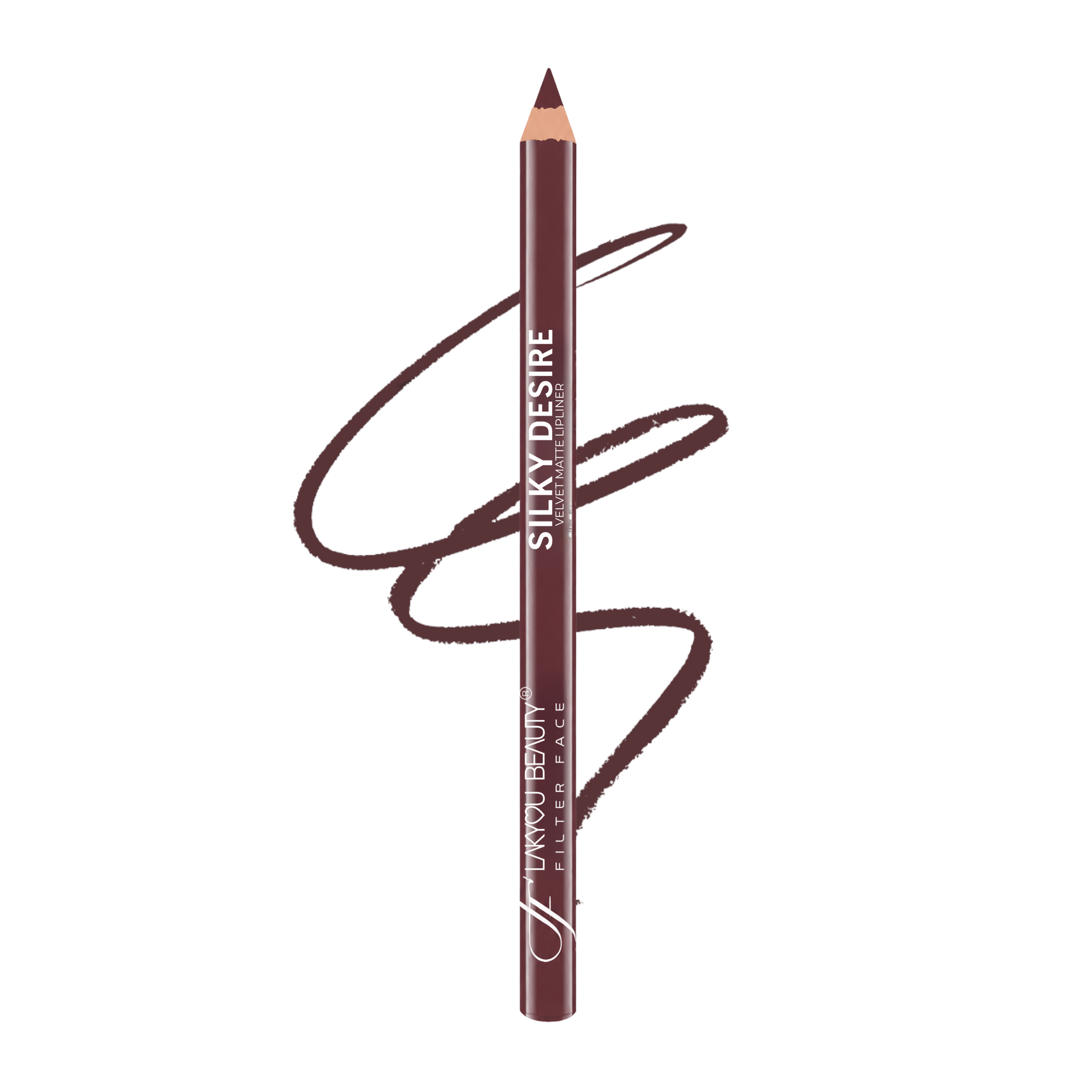 Lakyou Beauty | Filter Face - Silky Desire Velvet Matte Lip Liner | Waterproof Smooth Precision Lip Definer