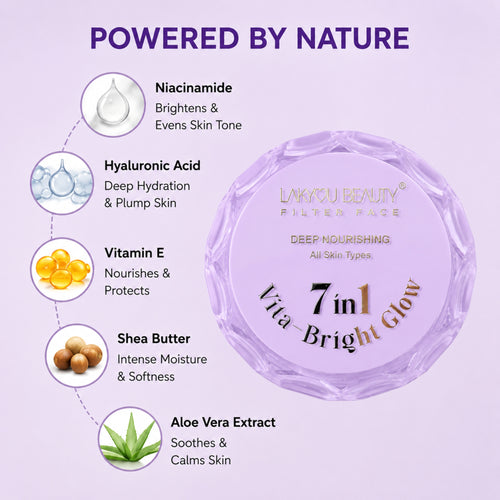 Lakyou Beauty -Filter Face | Vita Bright 7 in 1 Face Cream | Brightening & Hydrating Moisturizer