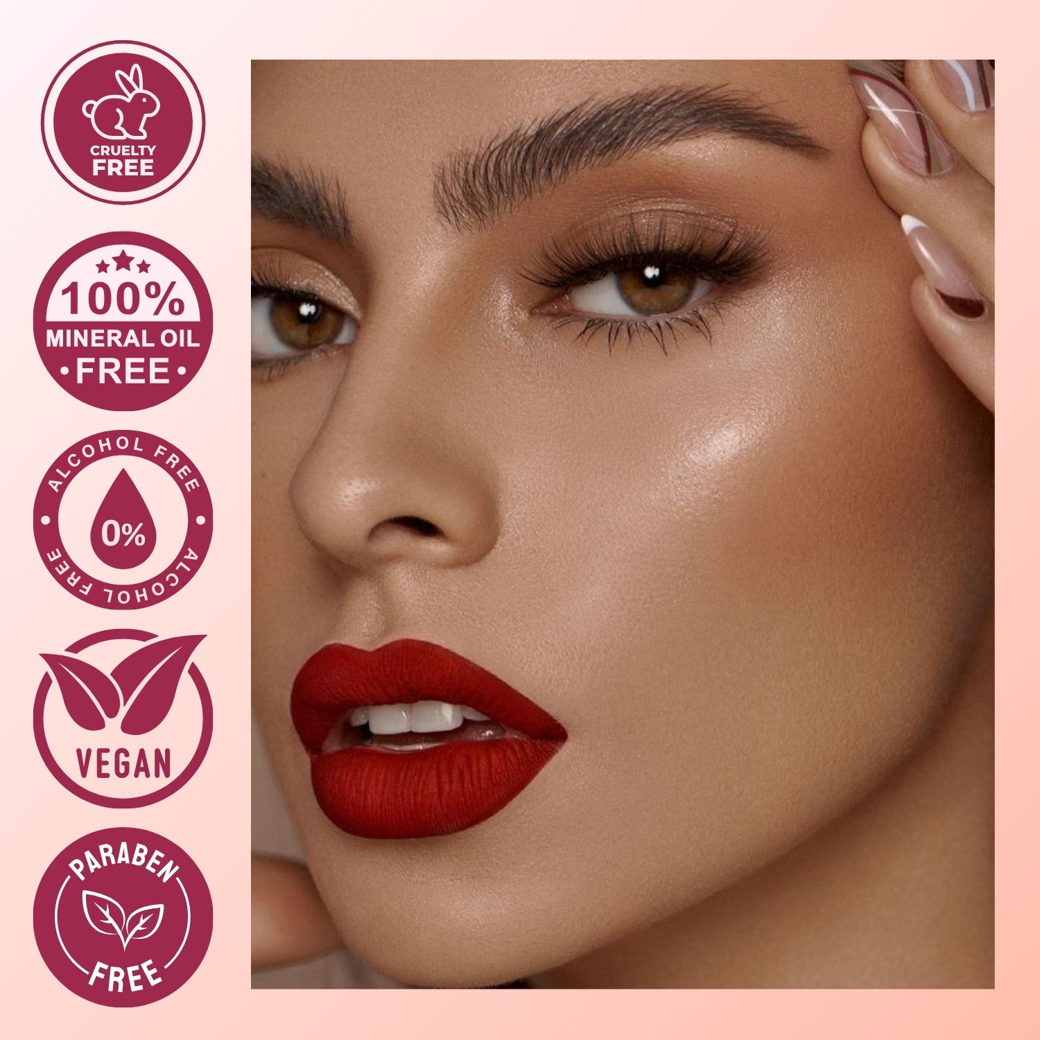 Lakyou Beauty Non-Transfer Matte Lipstick | Long-Lasting Smudge-Proof Lipstick