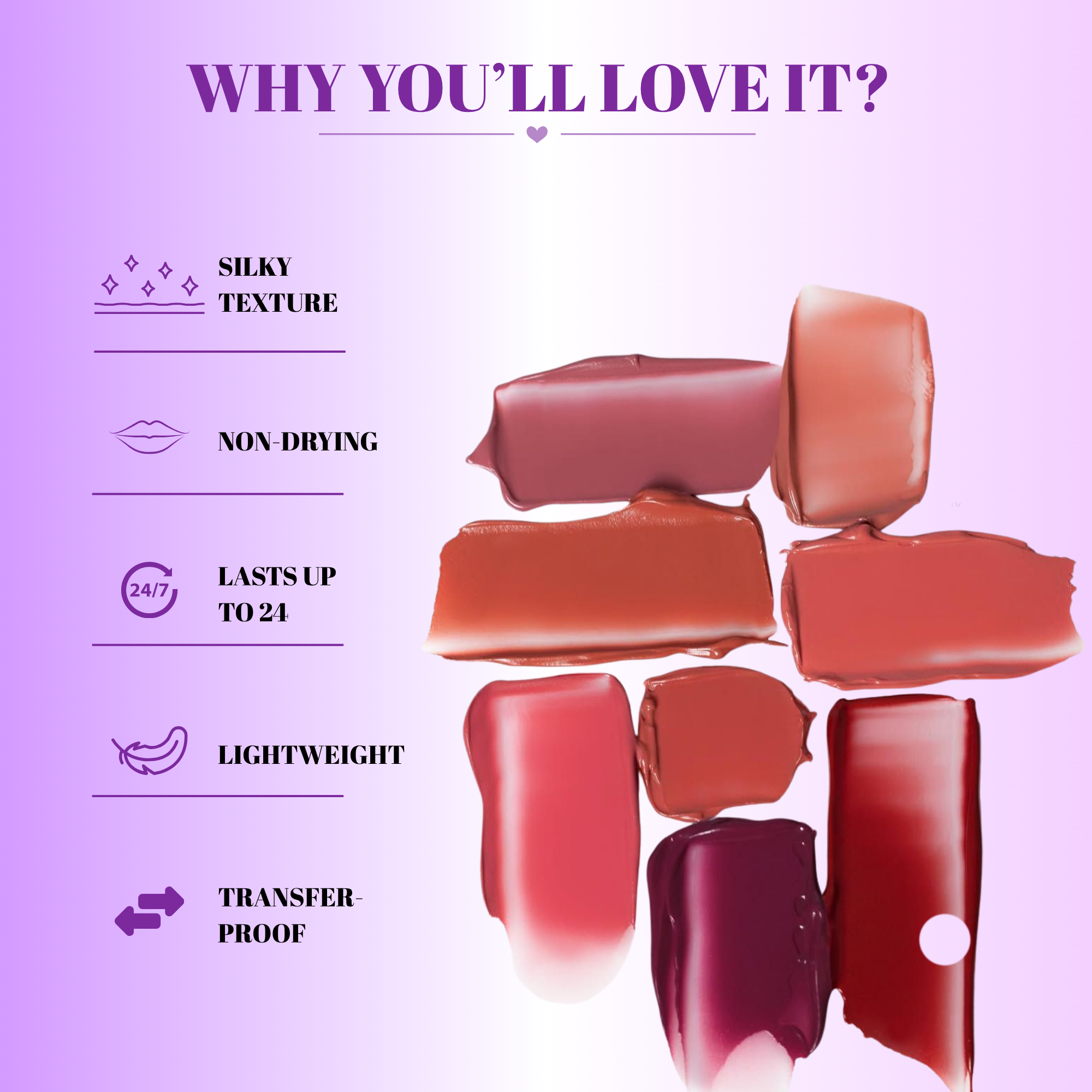 Lakyou Beauty - Filter Face | Lipstick Palette | Highly Pigmented Multi-Shade Lip Palette