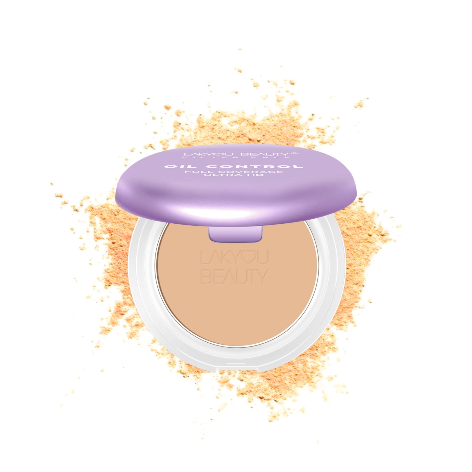 Lakyou Beauty - Filter Face Oil Control 2-in-1 Compact Powder | Matte Finish for Oily Skin