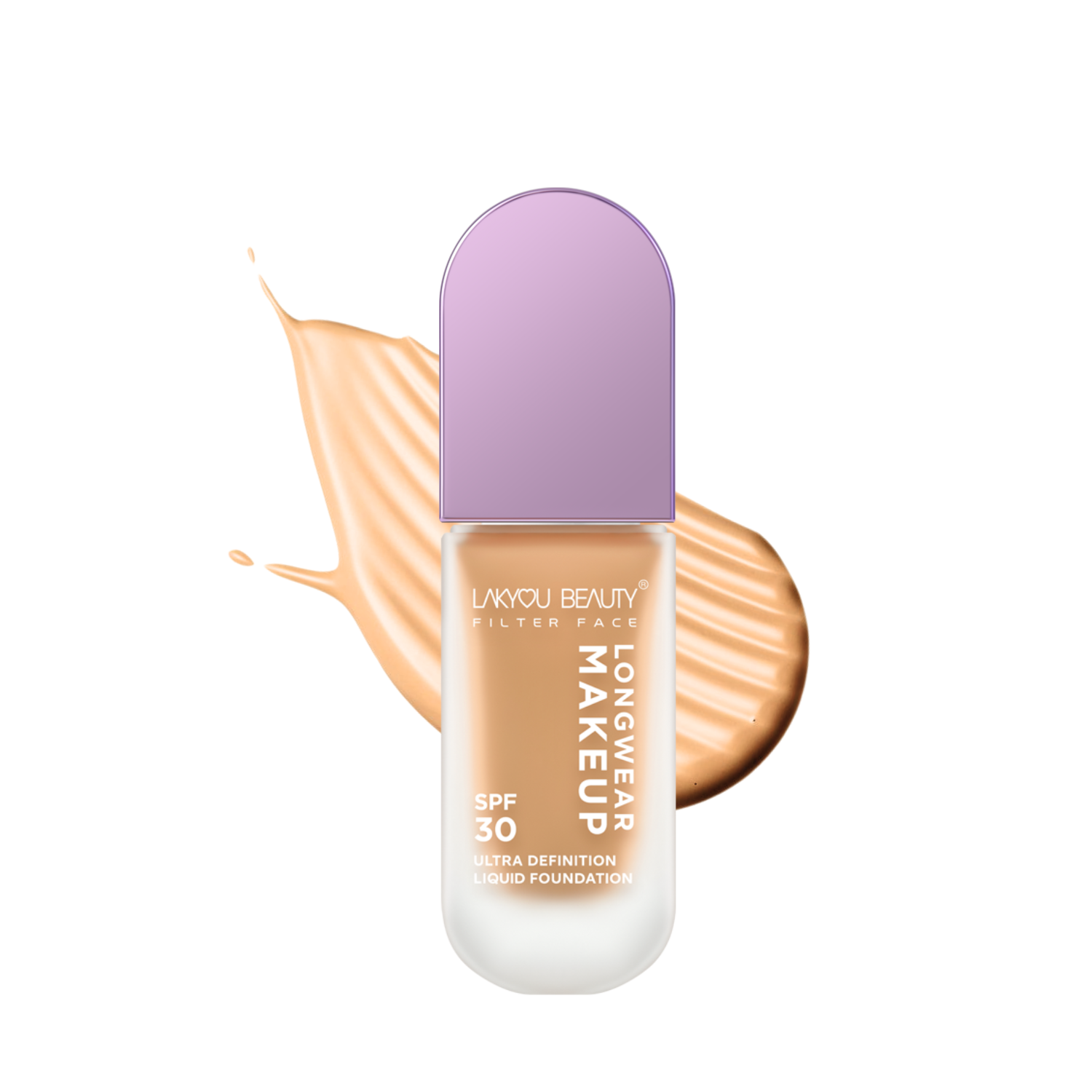 Lakyou Beauty -Filter Face Ultra Definition Liquid Foundation | Full Coverage & Long-Lasting Base Makeup