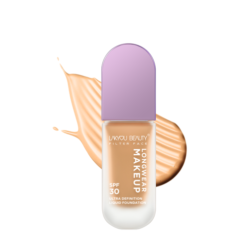 Lakyou Beauty -Filter Face Ultra Definition Liquid Foundation | Full Coverage & Long-Lasting Base Makeup