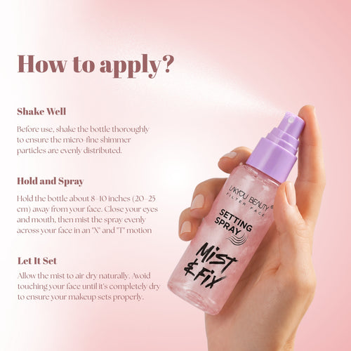 Lakyou Beauty Makeup Setting Spray | Long-Lasting Makeup Fixer