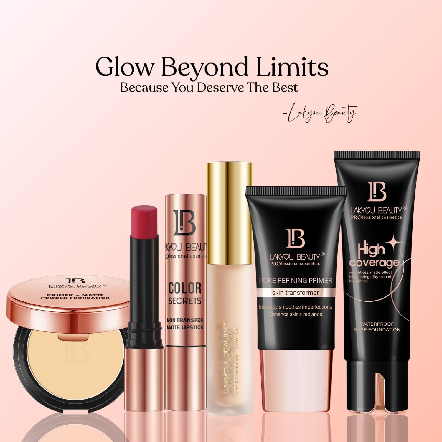 Lakyou Beauty Non-Transfer Matte Lipstick | Long-Lasting Smudge-Proof Lipstick
