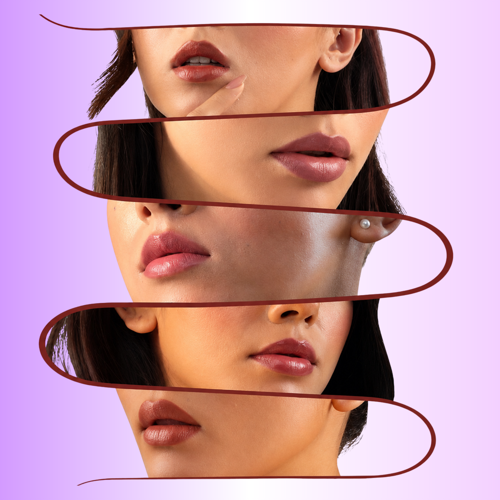 Lakyou Beauty - Filter Face | Lipstick Palette | Highly Pigmented Multi-Shade Lip Palette