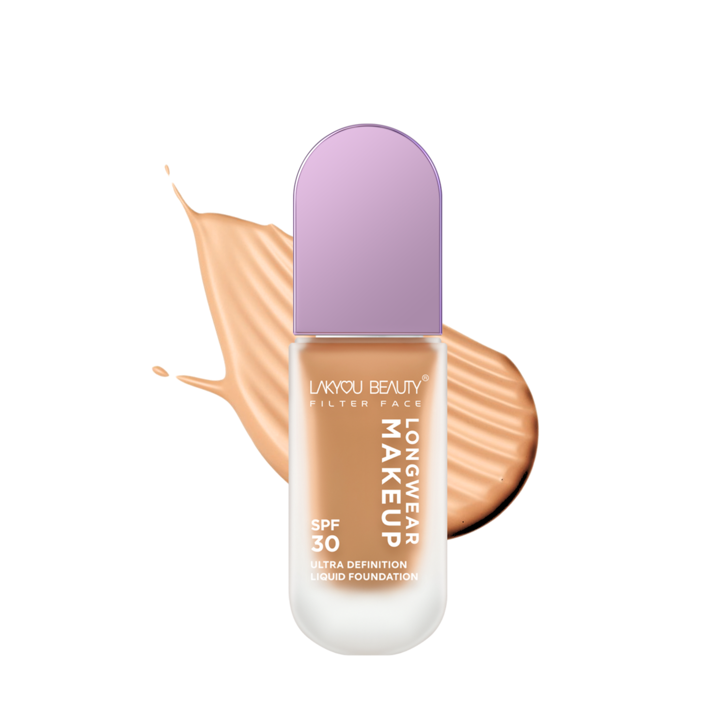 Lakyou Beauty -Filter Face Ultra Definition Liquid Foundation | Full Coverage & Long-Lasting Base Makeup