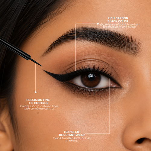 Lakyou Beauty -Filter Face | Ultra Smooth Eyeliner | Waterproof Long-Lasting Liquid Eyeliner