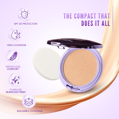 Lakyou Beauty - Filter Face | HD 3 in 1 Compact | Compact + Concealer + Foundation SPF 30