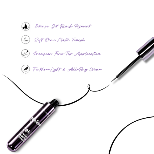 Lakyou Beauty -Filter Face | Ultra Smooth Eyeliner | Waterproof Long-Lasting Liquid Eyeliner