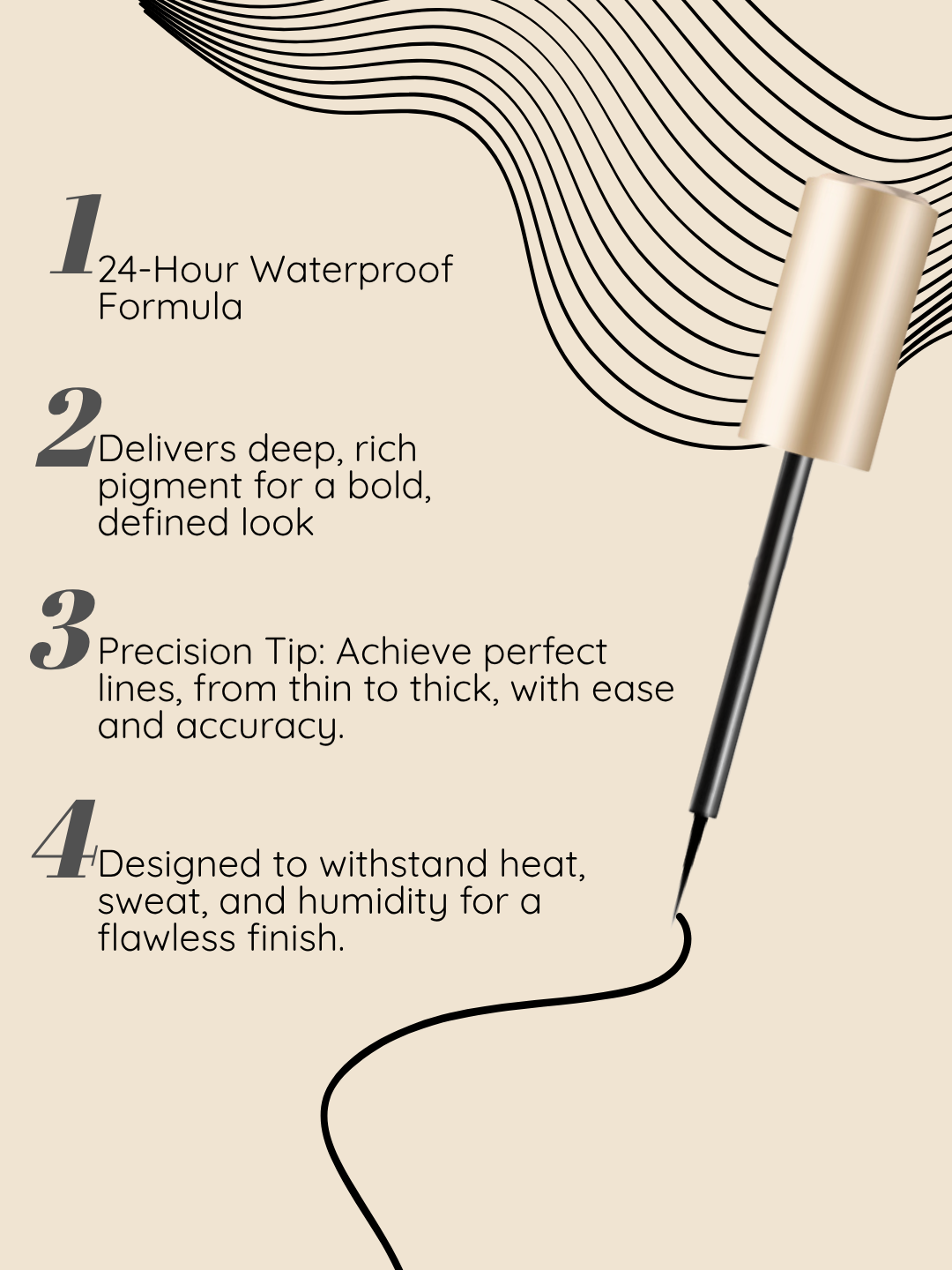 Lakyou Beauty - Show Iconic Eyeliner in India | Waterproof Smudge-Proof Long-Lasting Eyeliner