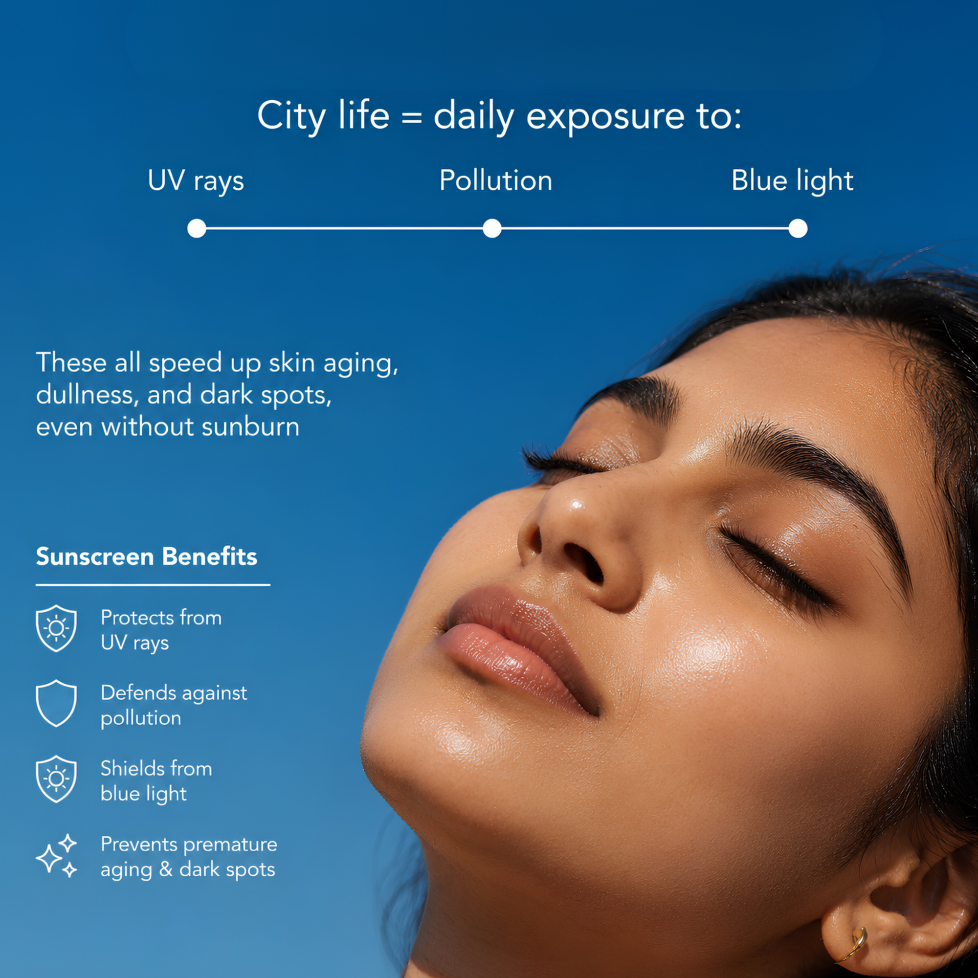 Lakyou Beauty - Skin Shield Sunscreen SPF 50 PA+++ | Olive Leaf, Aloe Vera & Vitamin E