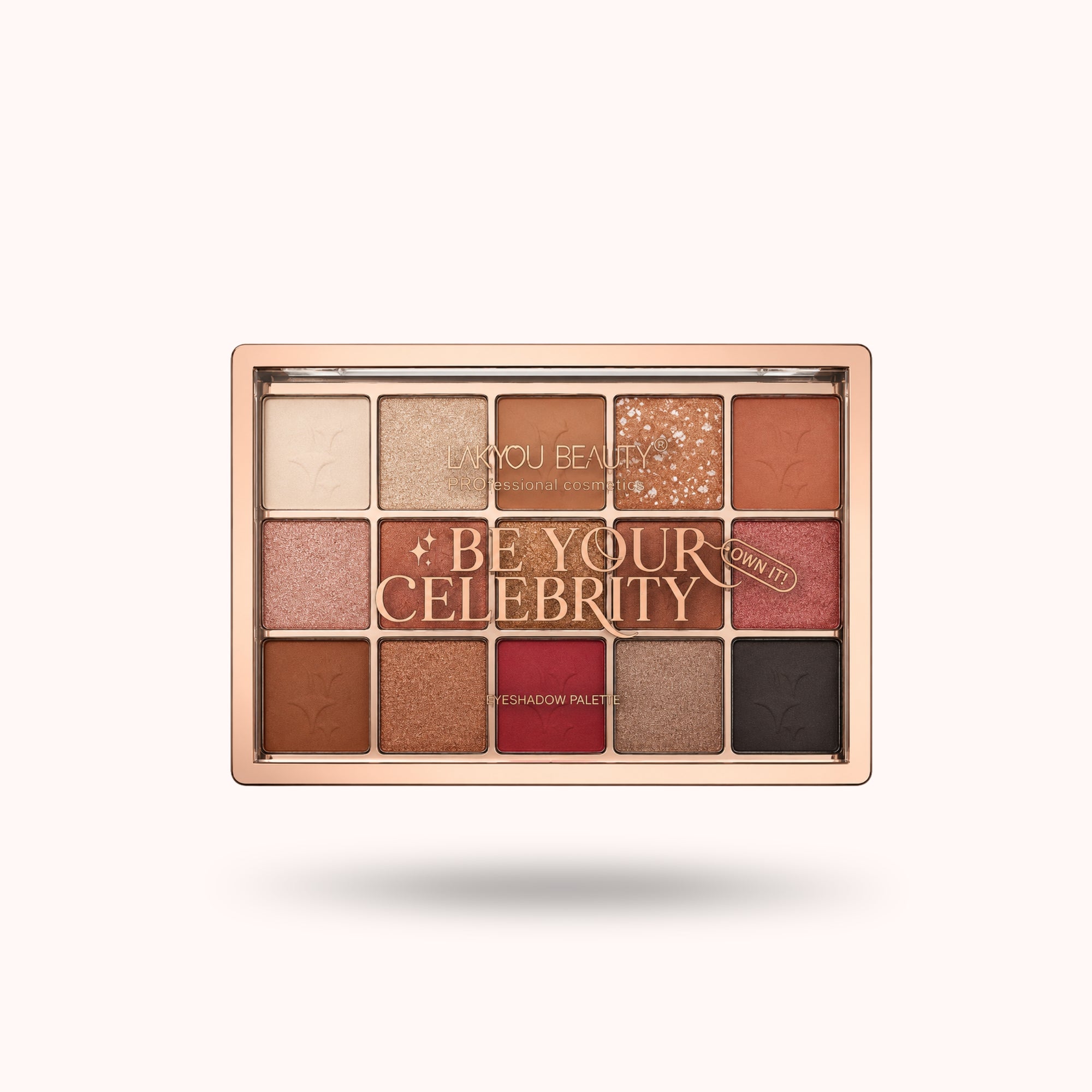 Lakyou Beauty - Be Your Own Celebrity Eyeshadow Palette | Glam Matte & Shimmer Eye Colors