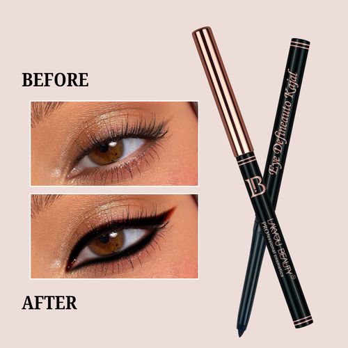 Lakyou Beauty - Eye Define Auto Kajal | Waterproof Smudge Proof Deep Black Kajal