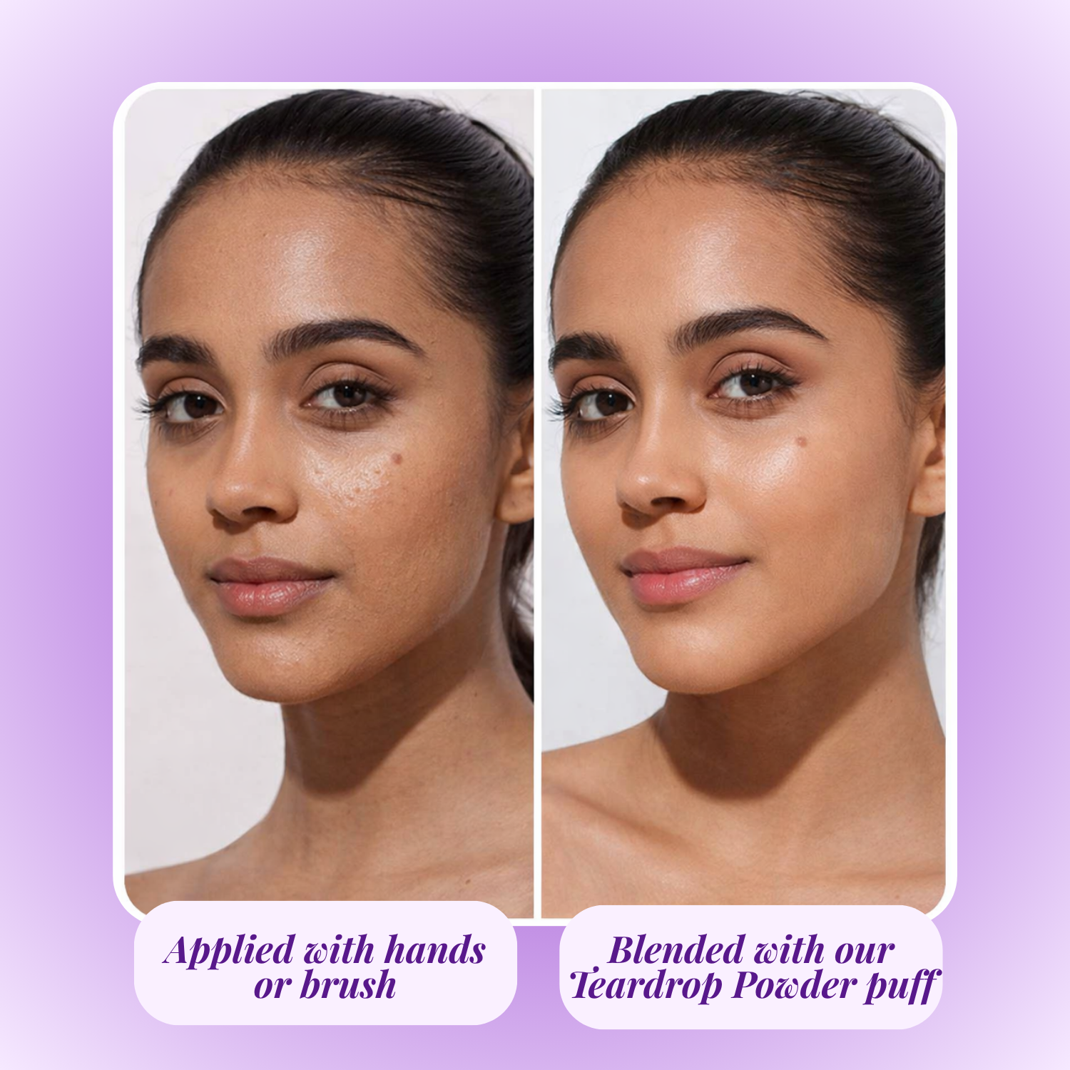 Lakyou Beauty - Tear Drop Powder Puff | Soft Makeup Powder Puff for Flawless Finish